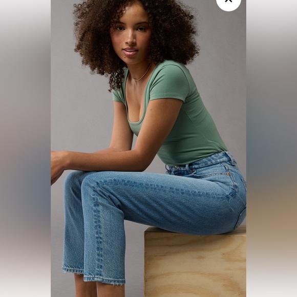 American Eagle Outfitters Denim - AE Mom Straight Jeans